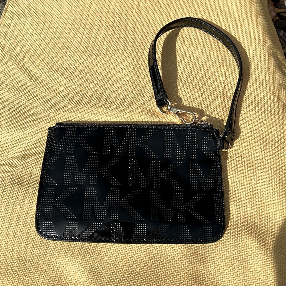 Michael Kors Black Wristlet